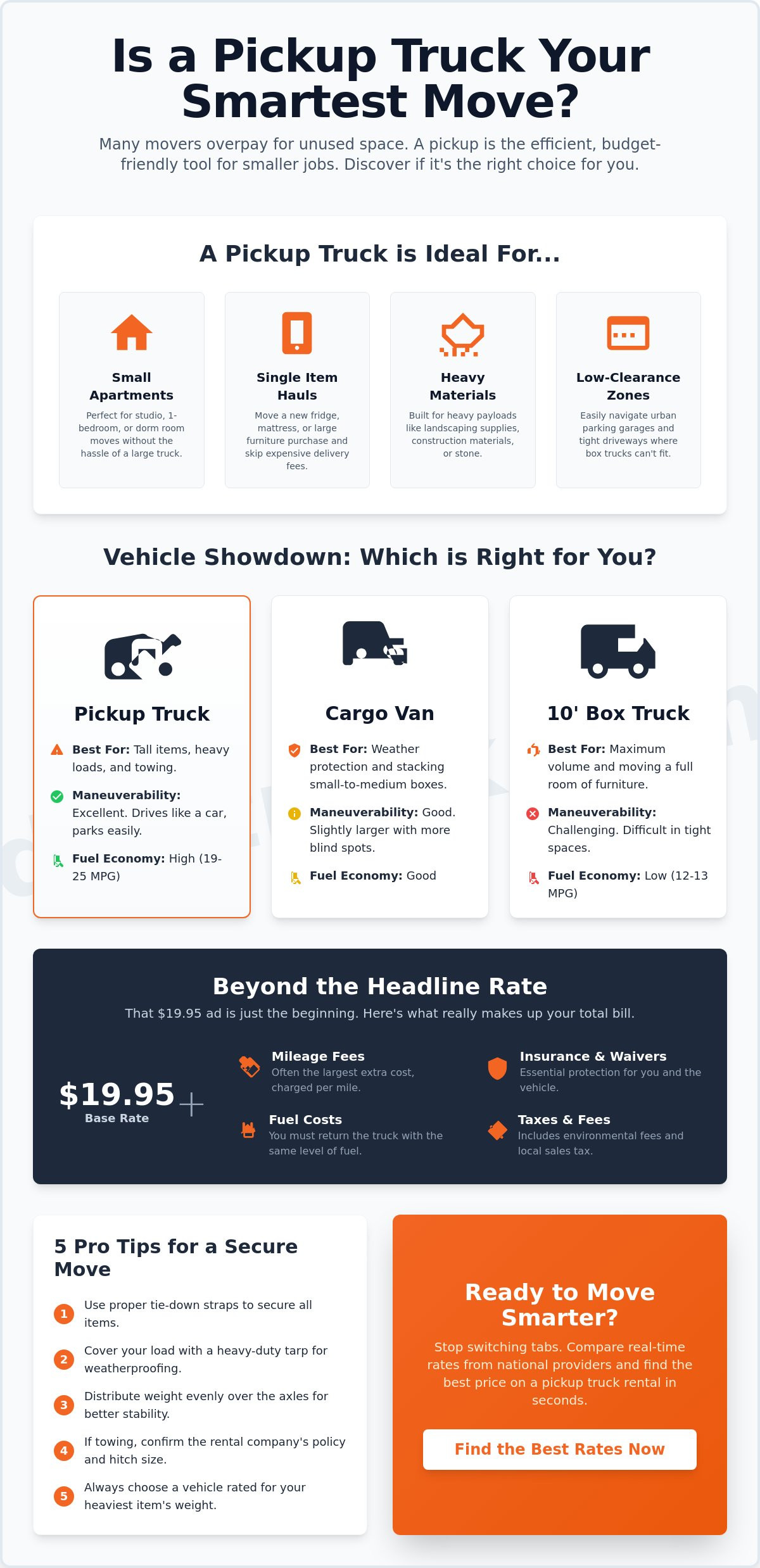Pickup Truck Rental for Moving: The 2026 Savvy Mover’s Guide