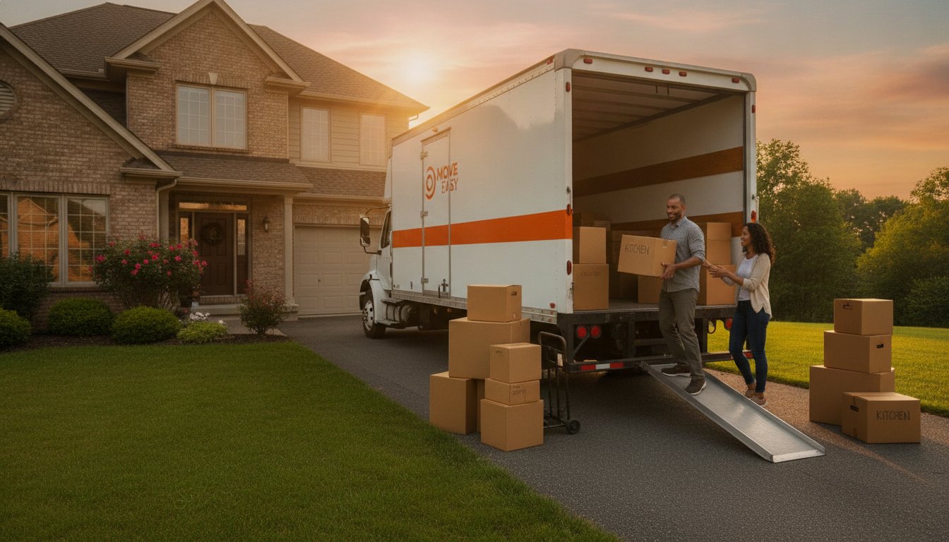 The Best Moving Truck Size for a 4 Bedroom Apartment or Home