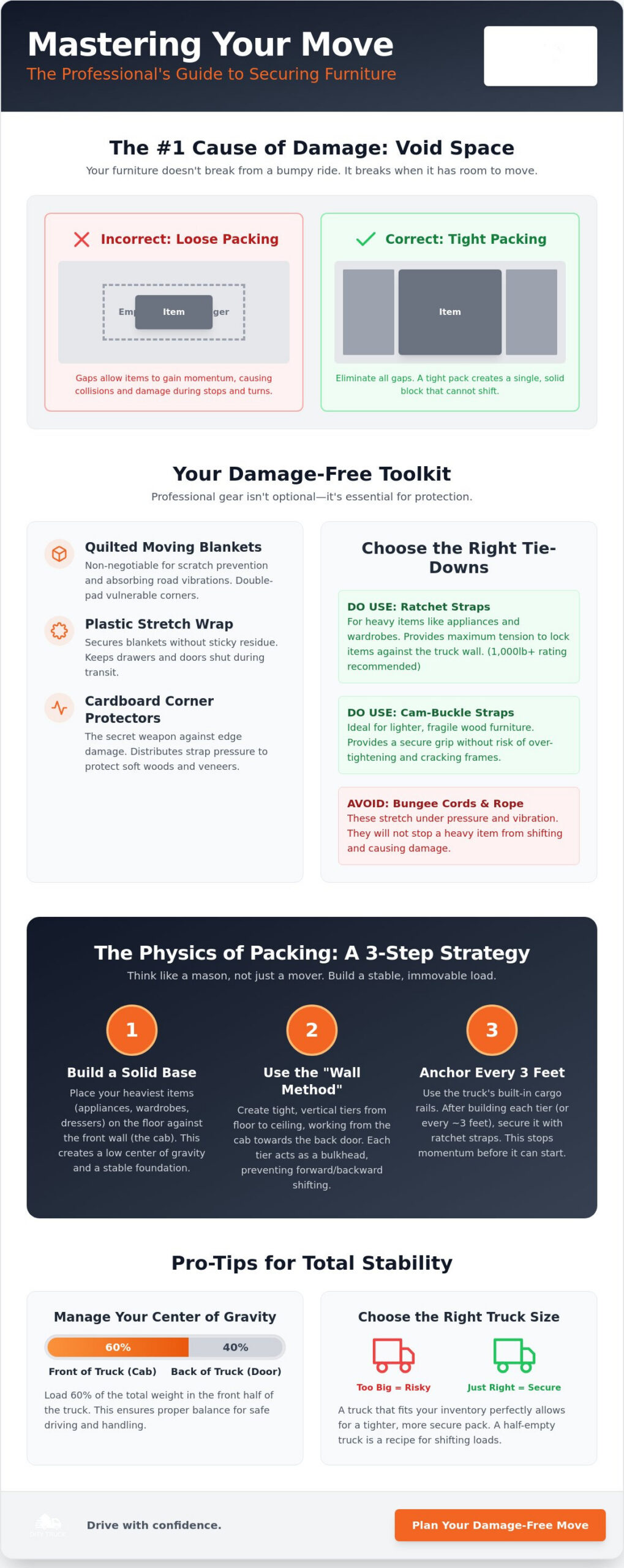 How to Secure Furniture in a Moving Truck: The 2026 Pro Guide