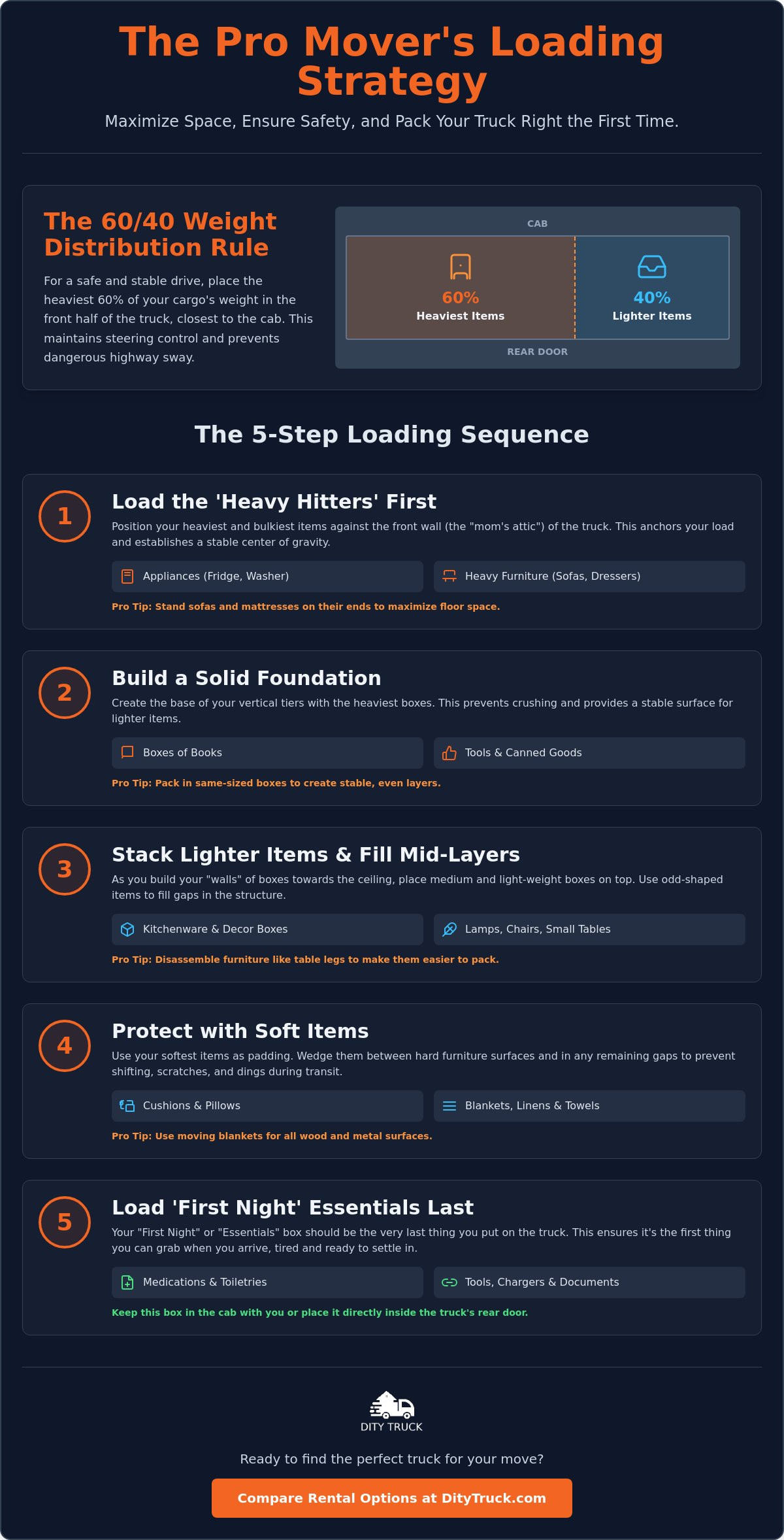 What to Load First in a Moving Truck: The Pro-Level Loading Order